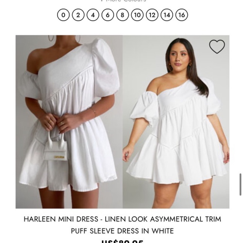 Showpo Harleen asymmetric dress